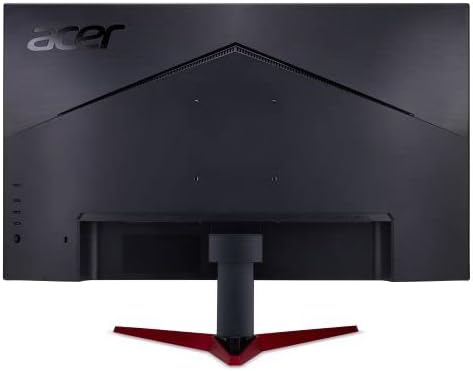 Dos de l'écran gamer Acer Nitro VG270 S : DisplayPort 1.2, deux HDMI 2.0 et fixation VESA 100 x 100
