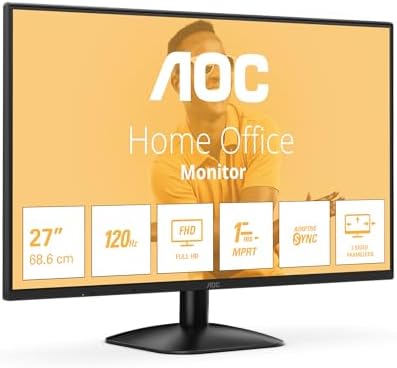 AOC 27B31H, écran gamer 27 pouces Full HD IPS 120 Hz sans bordures