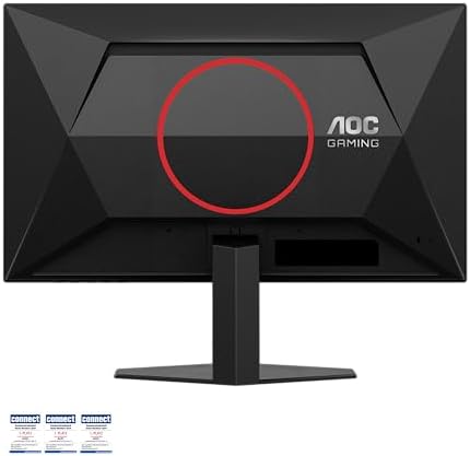 Connectique de l'écran gamer AOC Q24G4RE : DisplayPort 1.4 et HDMI 2.0
