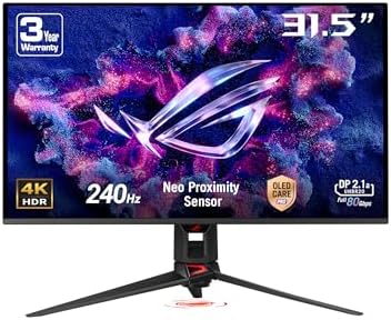 ASUS ROG Swift PG32UCDMR, écran gamer 32 pouces 4K QD-OLED 240 Hz