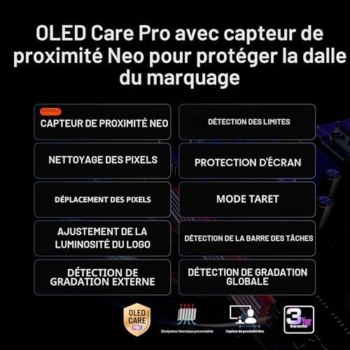 Connectique de l'écran gamer ASUS PG32UCDMR : HDMI 2.1, DisplayPort et USB-C Power Delivery