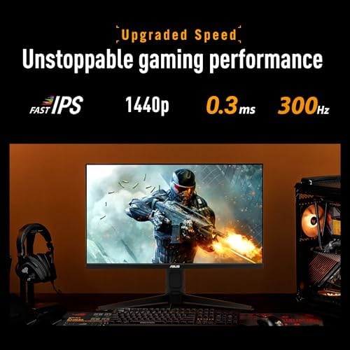 Connectique de l'écran gamer ASUS TUF Gaming VG27AQML5A : DisplayPort 1.4 et deux HDMI 2.1