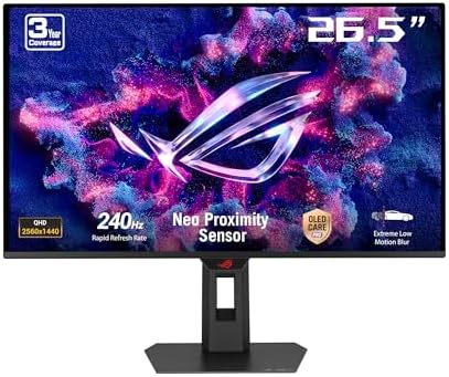 ASUS ROG Strix XG27AQDMES, écran gamer 27 pouces QD-OLED QHD 240 Hz