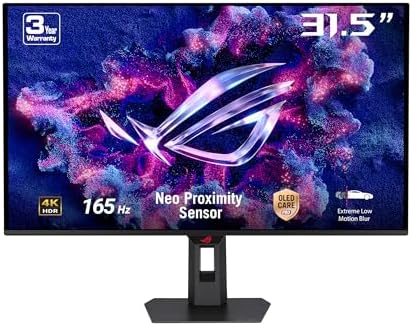ASUS ROG Strix XG32UCDS, écran gamer 32 pouces 4K QD-OLED 165 Hz de face