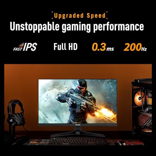 Connectique de l'écran gamer ASUS TUF Gaming VG249Q5A : DisplayPort et HDMI