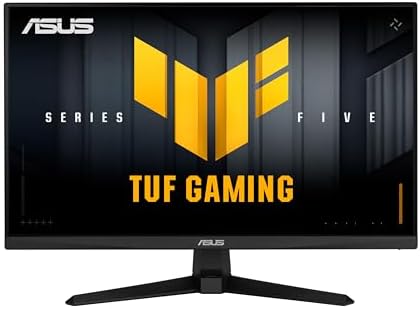 Connectique de l'écran gamer ASUS TUF Gaming VG27AQE5A : DisplayPort 1.4 et deux HDMI 2.0