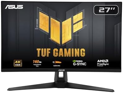 ASUS TUF Gaming VG27UQ1A, écran gamer 27 pouces 4K Fast IPS 160 Hz de face