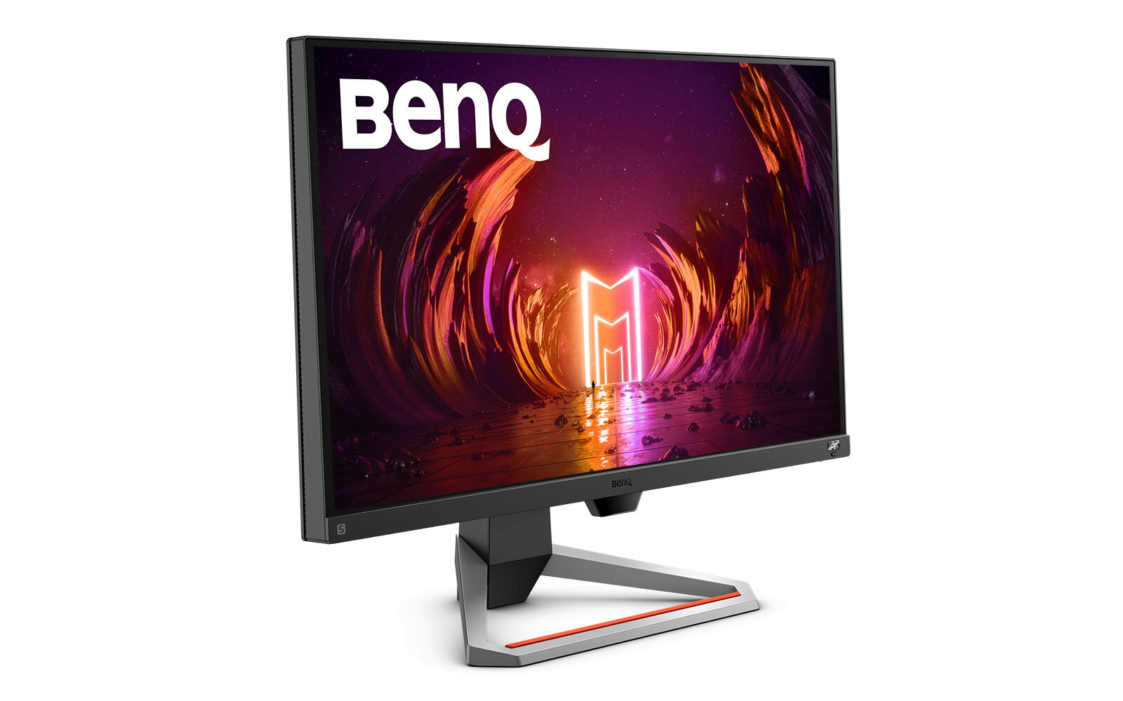 BenQ MOBIUZ EX2510, écran gamer 24,5 pouces Full HD IPS 144 Hz vu de trois quarts
