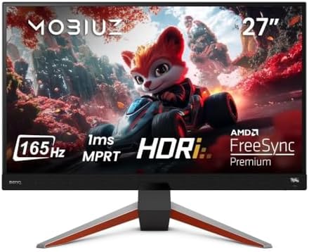 BenQ MOBIUZ EX2710Q, écran gamer 27 pouces QHD IPS 165 Hz avec HDRi et FreeSync Premium