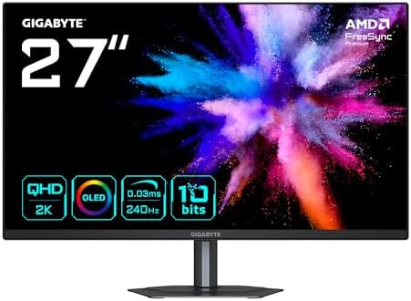 Gigabyte GO27Q24, écran gamer 27 pouces QHD QD-OLED 240 Hz, image et couleurs en jeu
