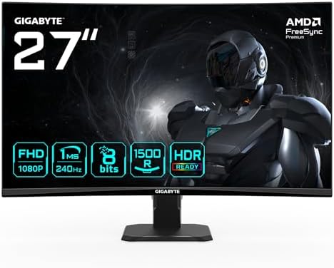 Gigabyte GS27QCA, écran gamer 27 pouces QHD VA incurvé 1500R (contraste et couleurs en jeu)