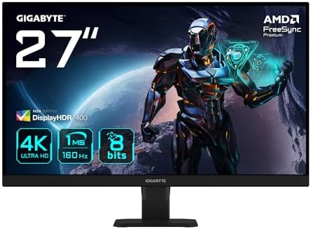Gigabyte GS27U, écran gamer 27 pouces 4K 160 Hz avec HDMI 2.1 pour PS5 et PC