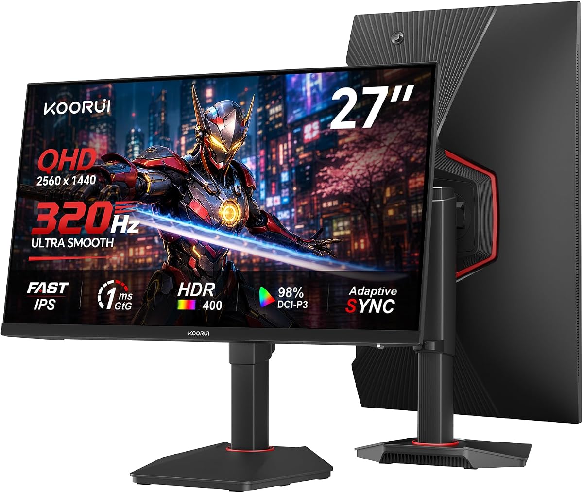 KOORUI 27" QHD 320Hz