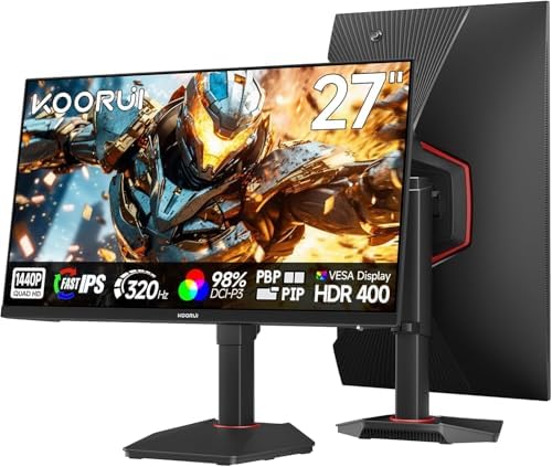 KOORUI G2721E, écran gamer 27 pouces QHD 320 Hz Fast IPS en jeu