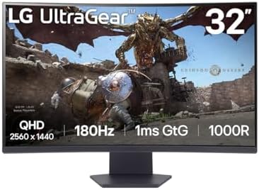 LG UltraGear 32GS60QC-B, écran gamer 32 pouces QHD incurvé sur dalle VA aux noirs profonds