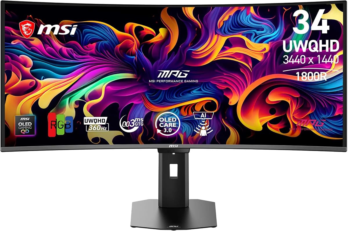 MSI 341CQR 34" UWQHD 360Hz