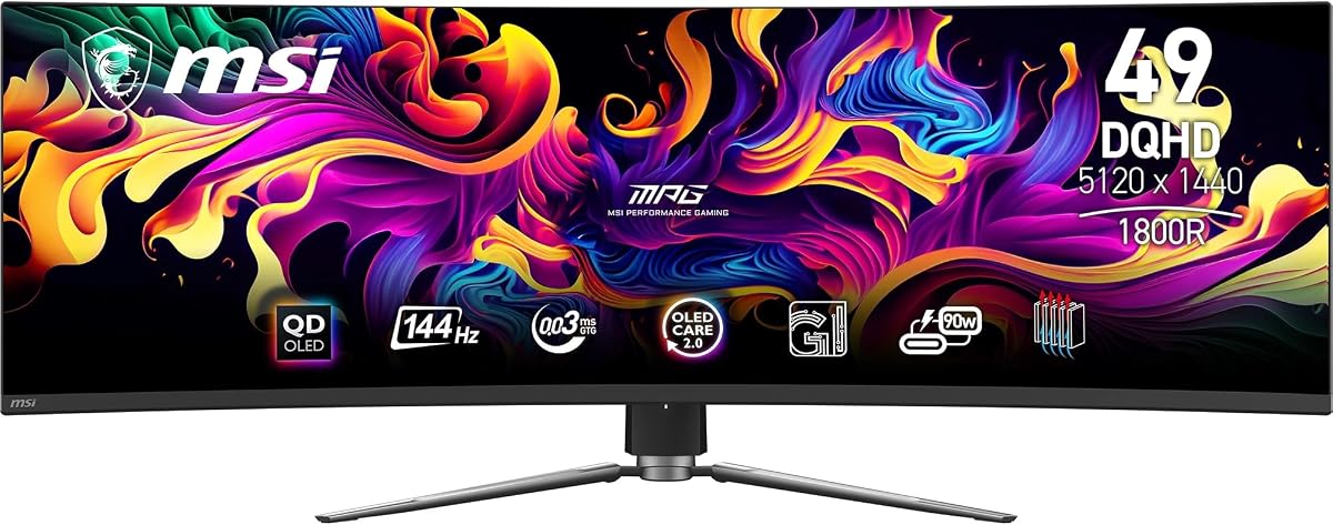 MSI MPG 491CQPA 49" DQHD QD-OLED 144Hz