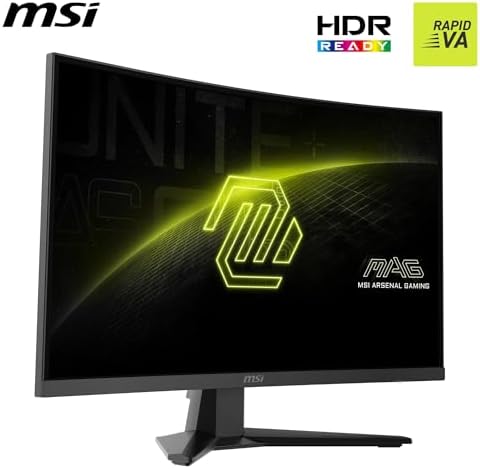 Connectique de l'ecran gamer MSI MAG 275CQF : DisplayPort 1.4a et HDMI 2.0b