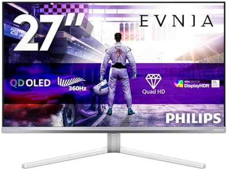 Ambiglow et dos de l'écran gamer Philips Evnia 27M2N8500