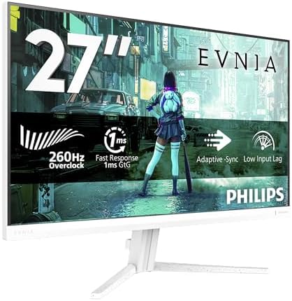 Philips Evnia 27M2N3201PL, écran gamer 27 pouces Full HD Fast IPS aux couleurs vives